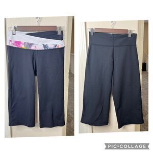 Lululemon Womens Bundle Size 6 Cropped  Pants-Black #389